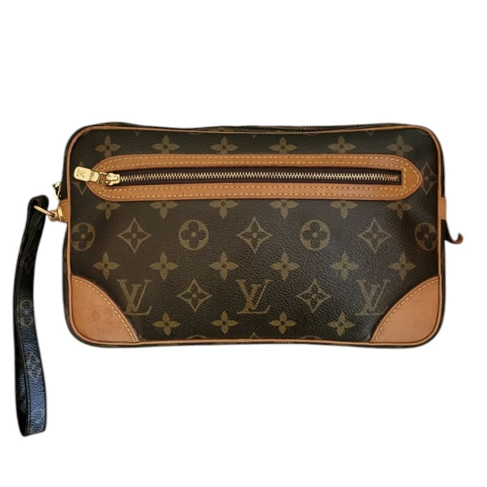 LOUIS VUITTON Marly Dragonne GM Handbag Wristlet Bag Clutch - Picture 1 of 16
